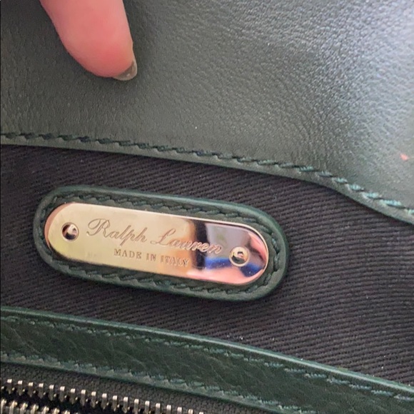 Ralph Lauren soft Ricky small leather tote bag - Picture 12 of 12